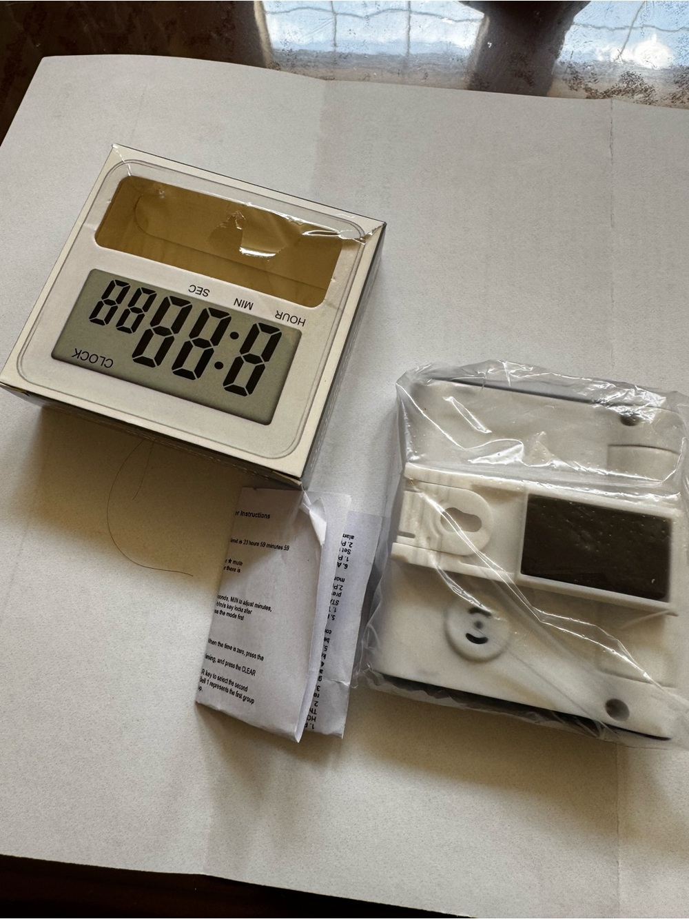 Digital Kitchen Timer Clock - White - Picture 4 of 5